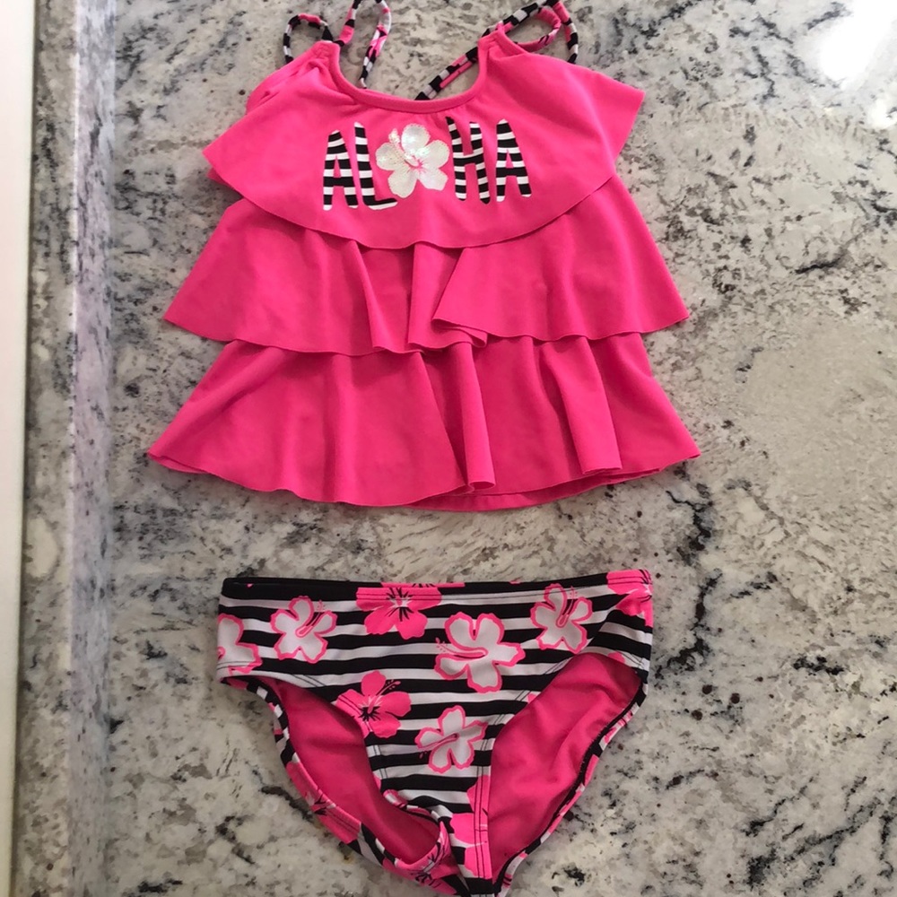 Girls aloha Tankini